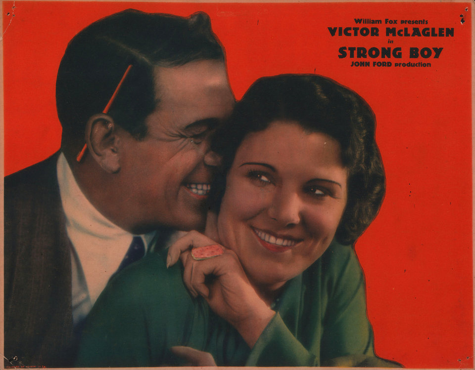 Strong Boy Original 1929 U.S. Scene Card