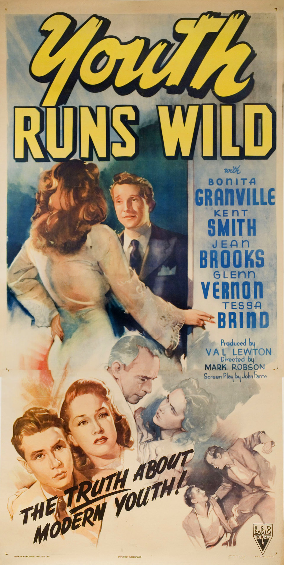 Youth Runs Wild 1944 U.S. Three Sheet Poster Posteritati Movie Poster