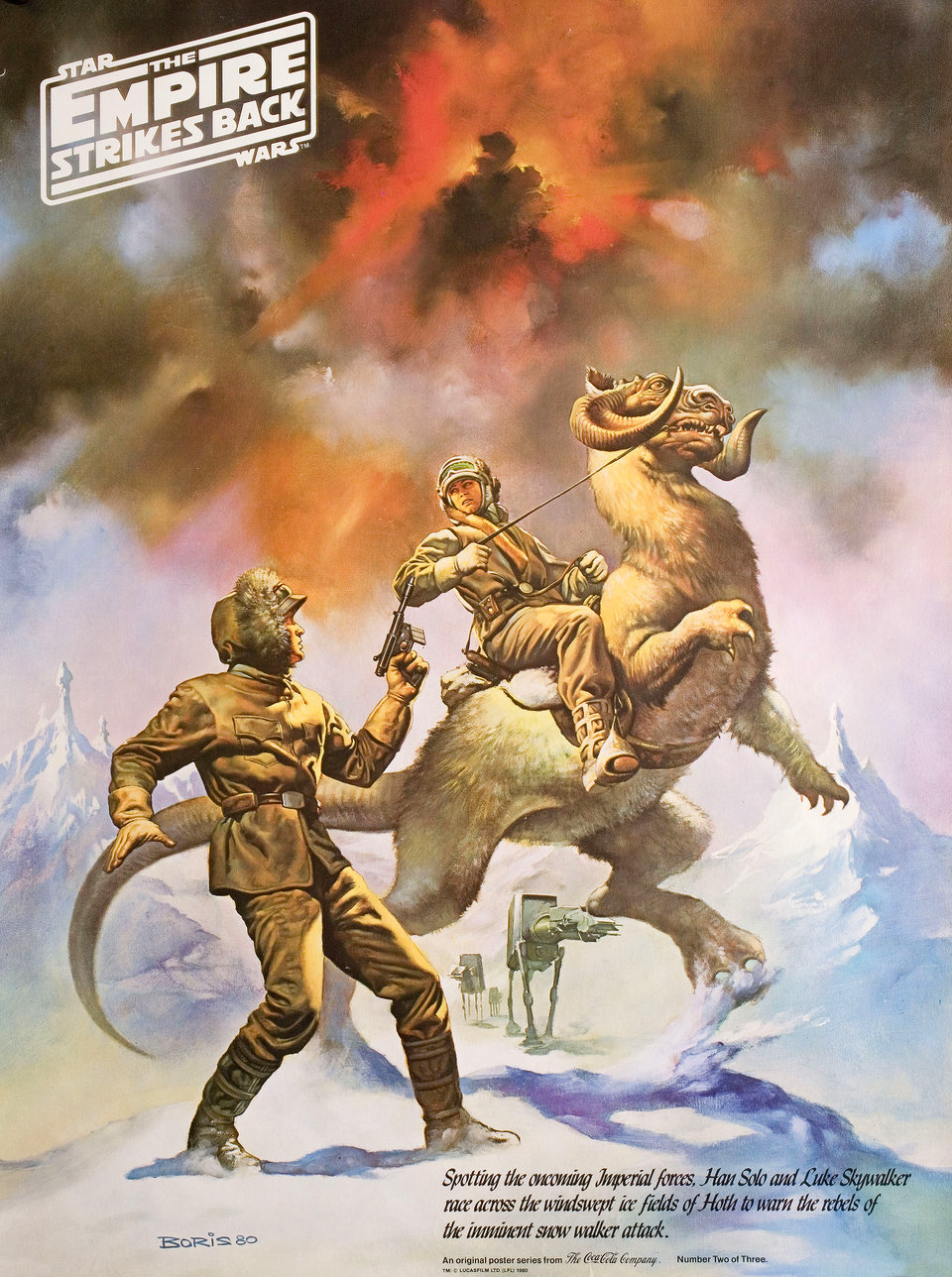 The Empire Strikes Back Original 1980 U.S. Movie Poster