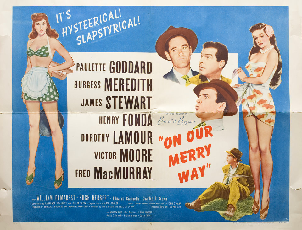 On Our Merry Way 1948 U.S. Half Sheet Poster