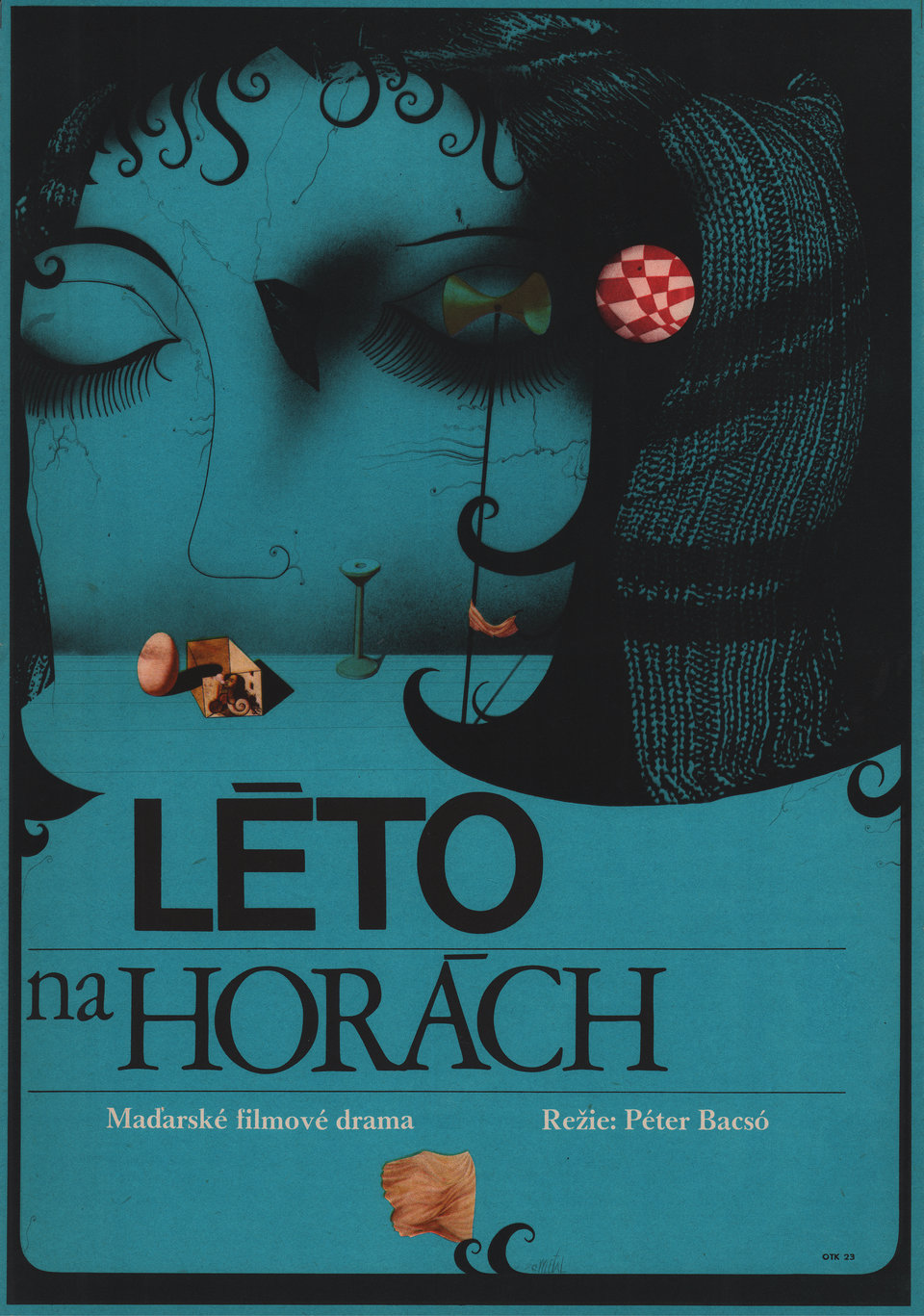 Summer on the Hill Original 1967 Czech A1 Movie Poster