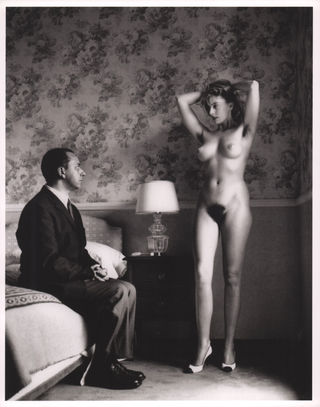 Ernesto Esposito & Friend Original 1988 U.S. Black and White Double-Weight Photo Alternate Image