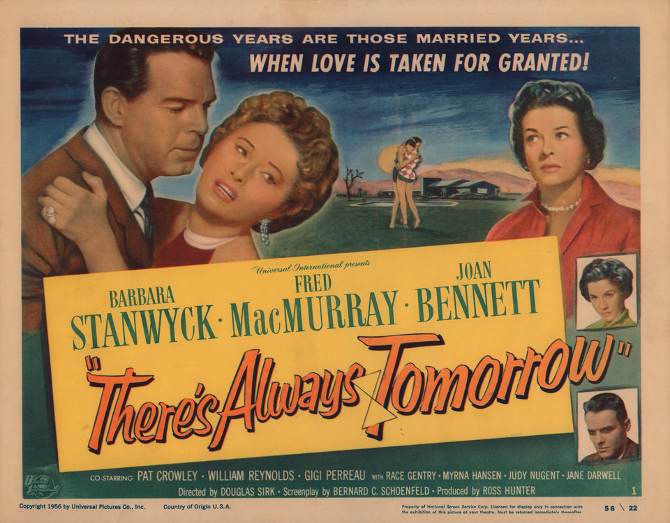 There's Always Tomorrow Original 1956 U.S. Title Card