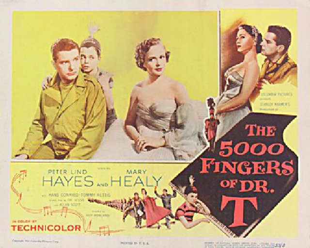The 5,000 Fingers of Dr. T. Original 1953 U.S. Scene Card