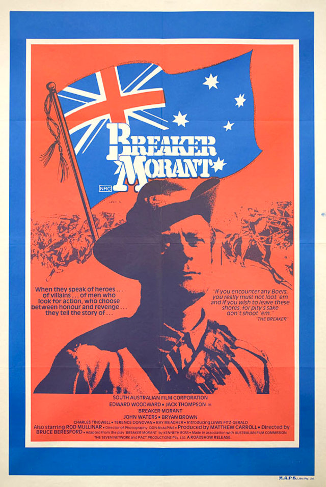 Breaker Morant Original 1980 Australian One Sheet Movie Poster
