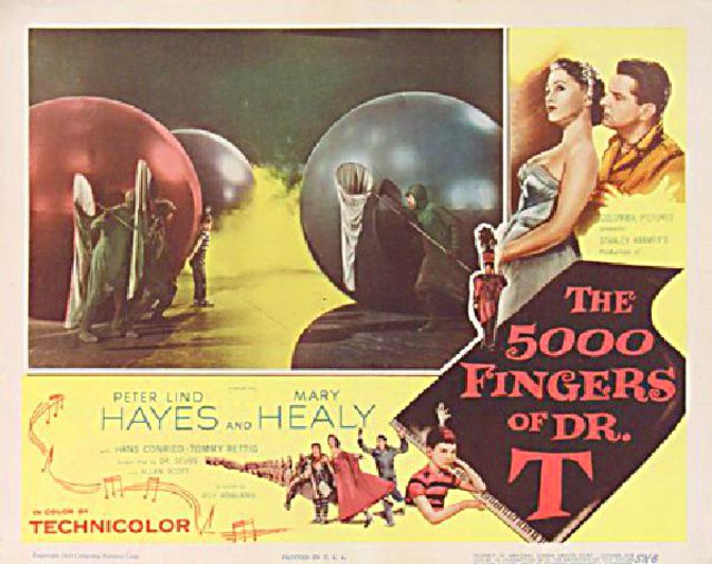 The 5,000 Fingers of Dr. T. Original 1953 U.S. Scene Card