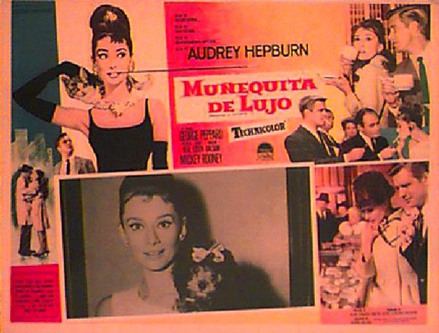 Breakfast at Tiffany's Original 1961 Mexican Scene Card