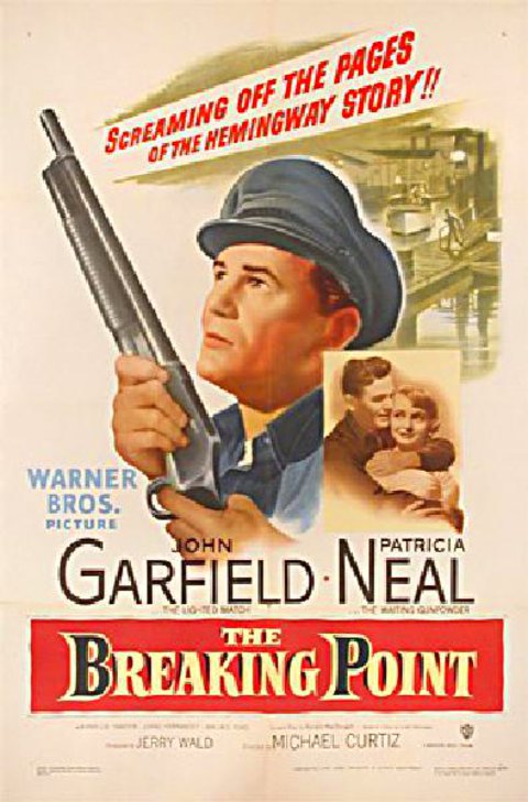 The Breaking Point Original 1950 U.S. One Sheet Movie Poster