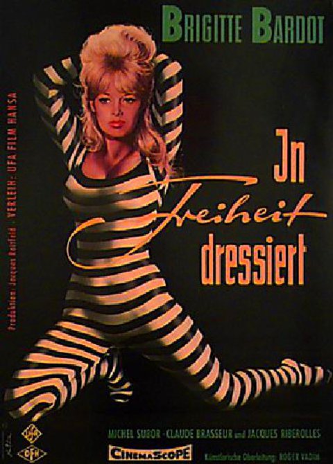 La bride sur le cou Original 1963 German A1 Movie Poster