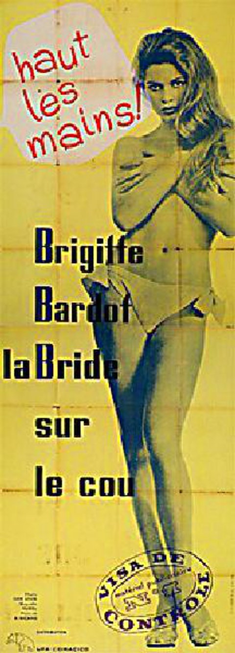 La bride sur le cou Original 1963 French Large Movie Poster