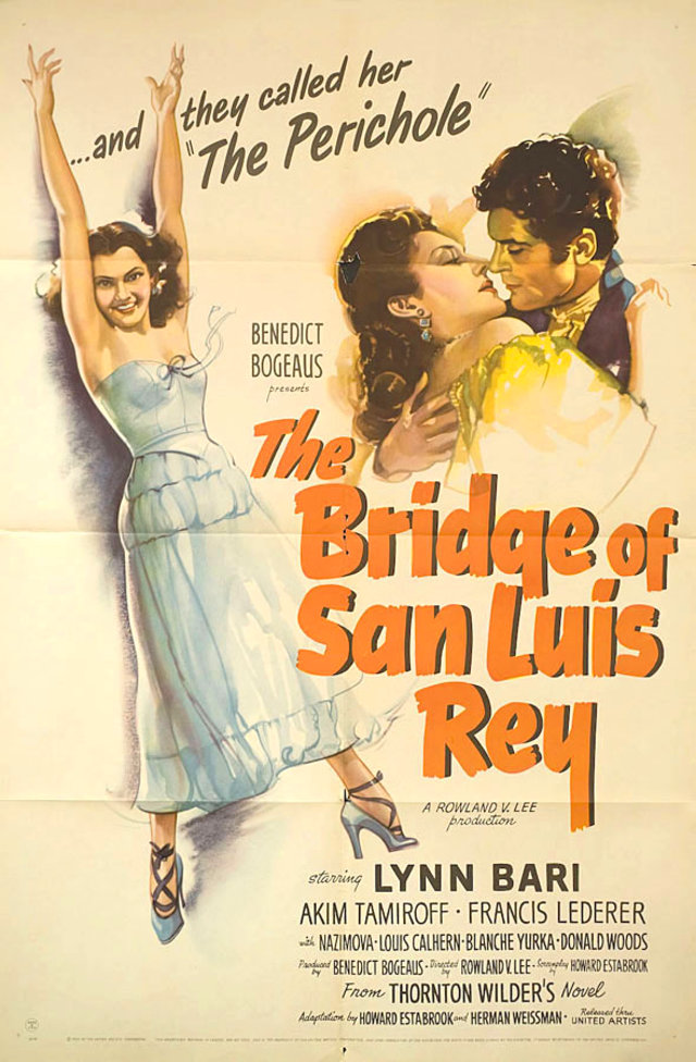 The Bridge of San Luis Rey Original 1944 U.S. One Sheet Movie Poster