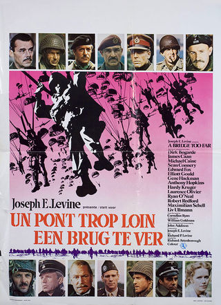 A Bridge Too Far Original 1977 Belgian Movie Poster