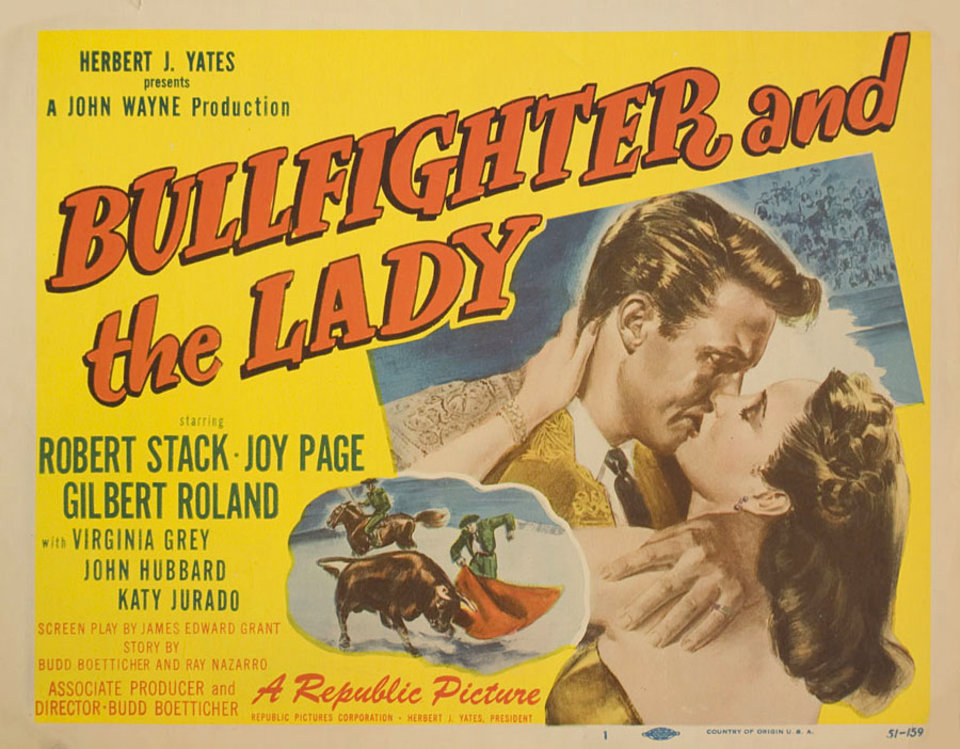 Bullfighter and the Lady Original 1951 U.S. Title Card