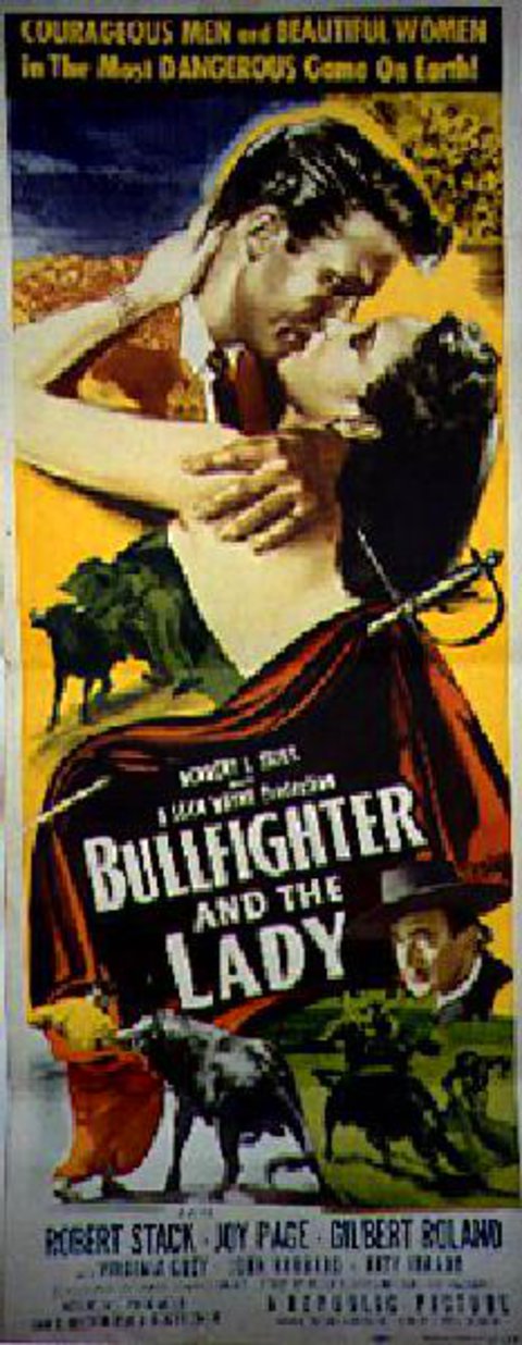 Bullfighter and the Lady Original 1951 U.S. Insert Movie Poster