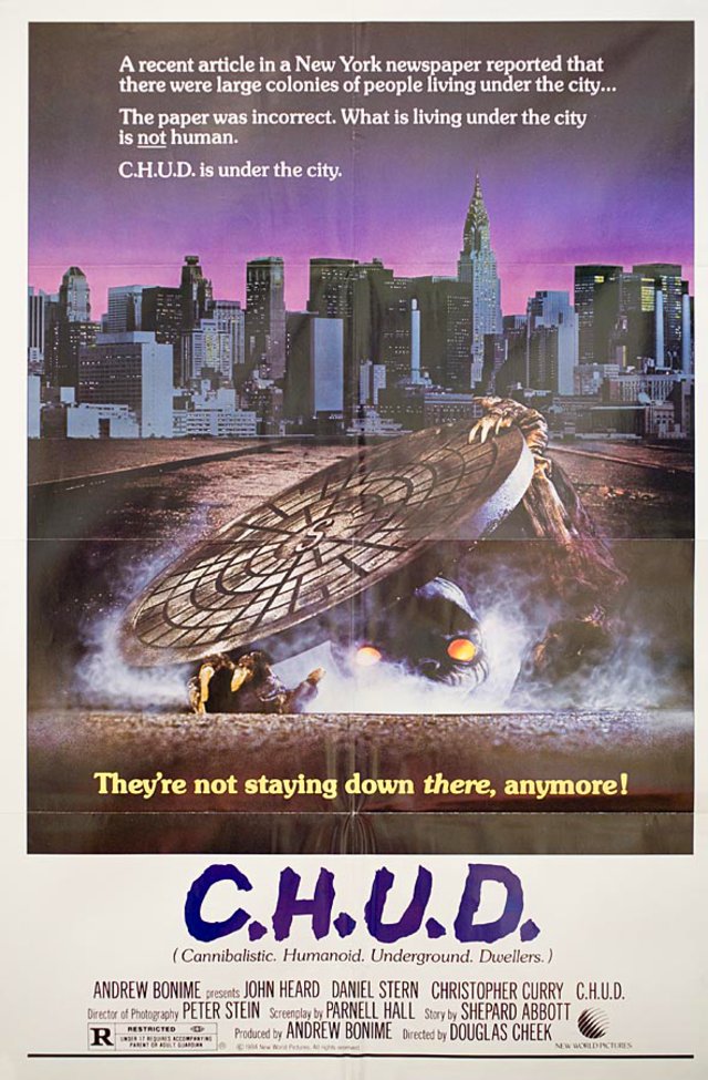 C H U D Original 1984 U S One Sheet Movie Poster Posteritati Movie C H U D Original 1984 U S One Sheet Movie Poster Posteritati Movie