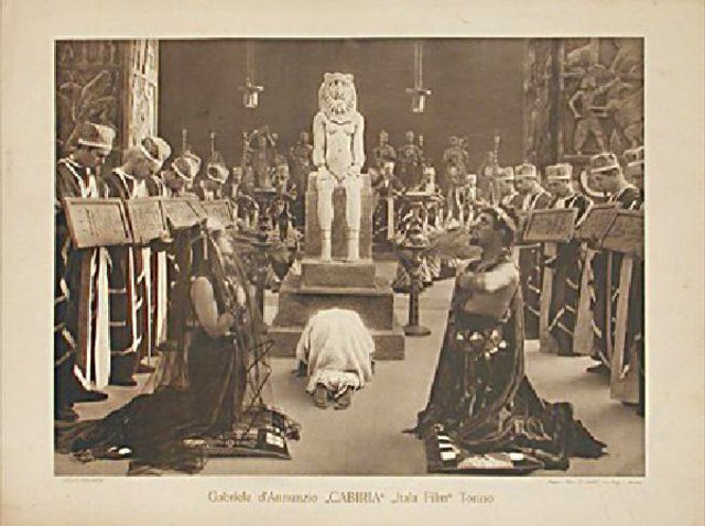 Cabiria Original 1914 Italian Fotobusta Movie Poster