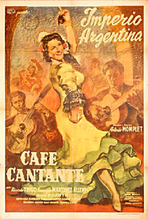 Cafe Cantante Original 1951 Argentine Movie Poster