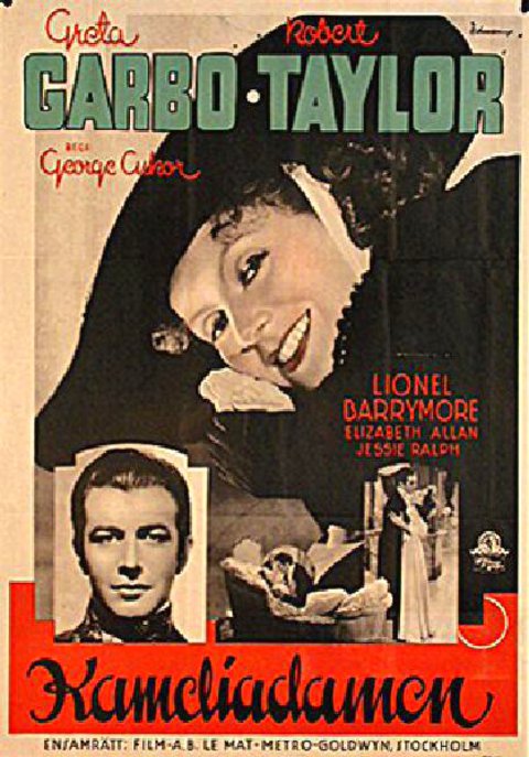 Camille Original 1937 Swedish B1 Movie Poster