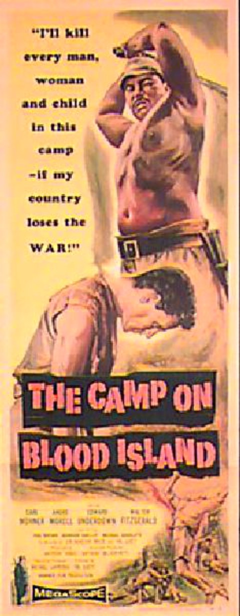 The Camp on Blood Island Original 1958 U.S. Insert Movie Poster