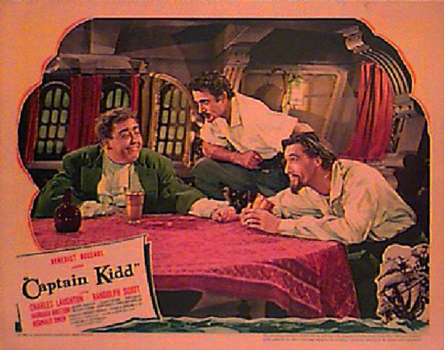 Captain Kidd Original 1945 U.S. Scene Card