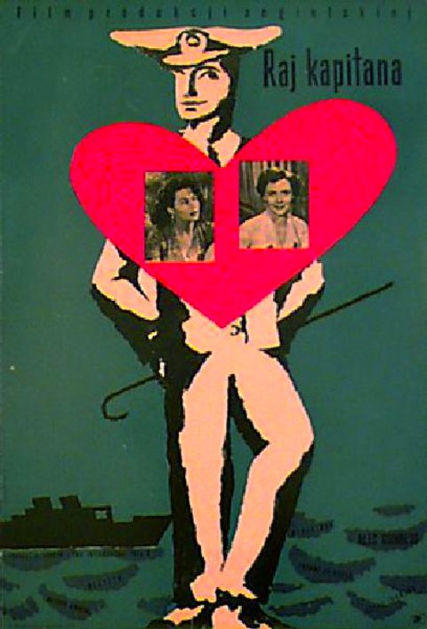 The Captain's Paradise Original 1957 Polish A1 Movie Poster