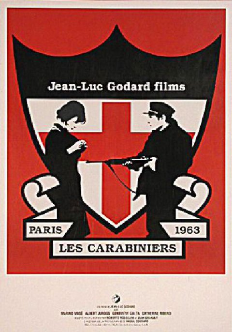 Les carabiniers Original R1990s Japanese B2 Movie Poster