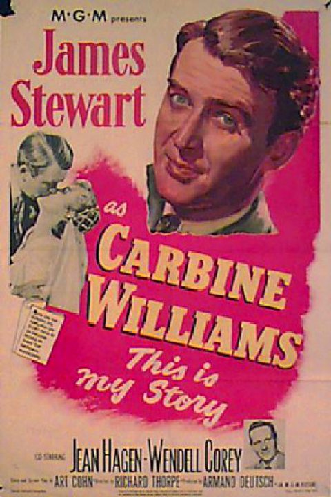 Carbine Williams Original 1952 U.S. One Sheet Movie Poster
