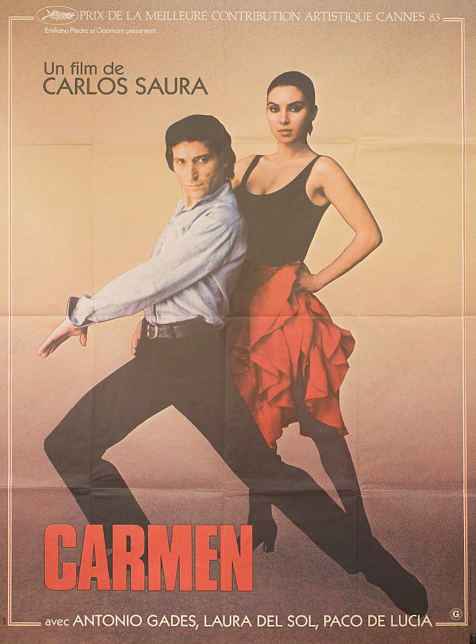 Carmen Original 1983 French Grande Movie Poster