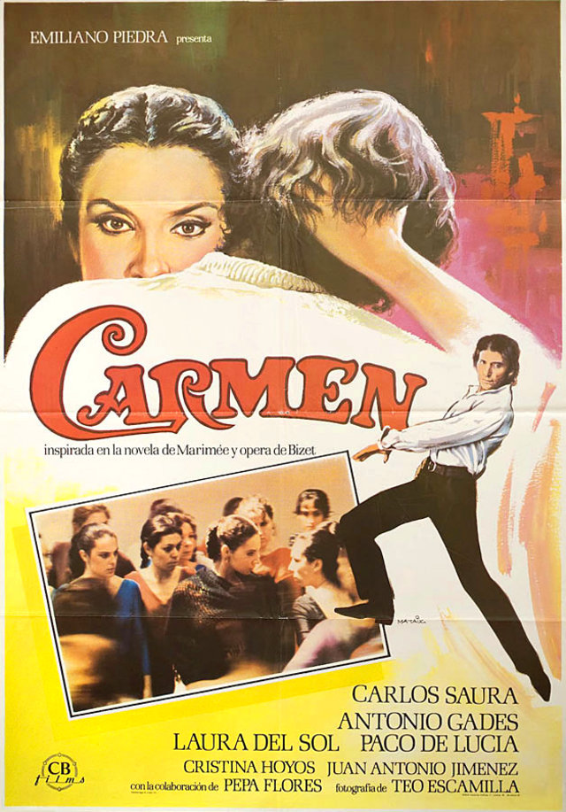 Carmen Original 1983 Spanish B1 Movie Poster