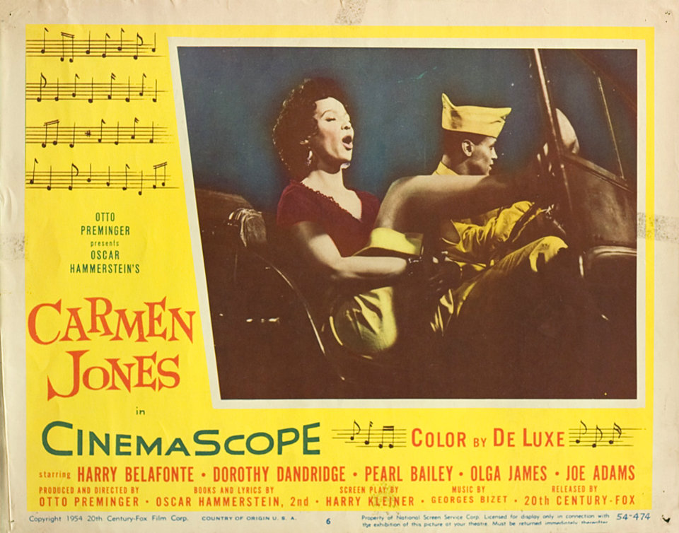 Carmen Jones Original 1954 U.S. Scene Card