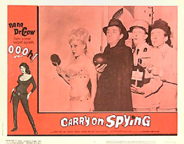 Carry on Spying Original 1964 U.S. Scene Card