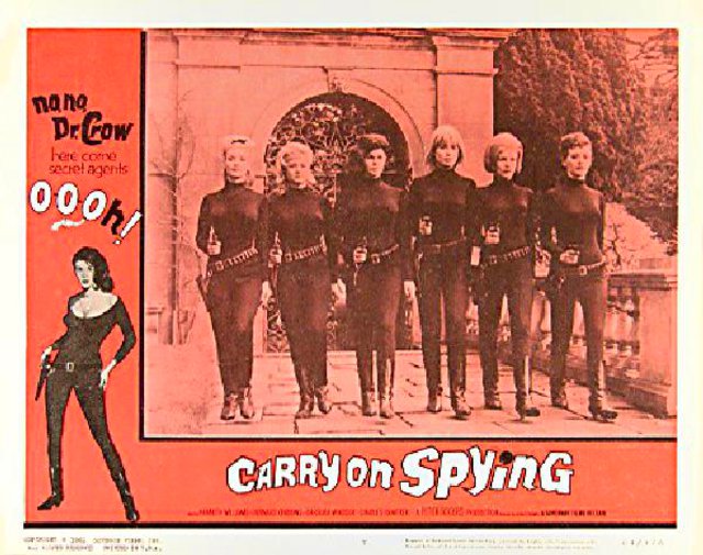 Carry on Spying Original 1964 U.S. Scene Card