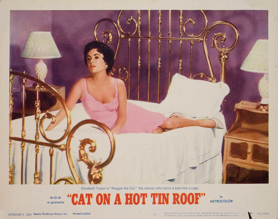 Cat on a Hot Tin Roof Original R1966 U.S. Scene Card