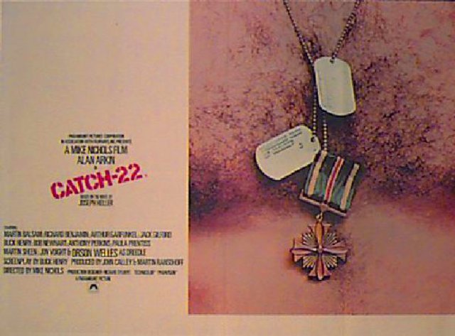 Catch-22 Original 1970 British Quad Movie Poster