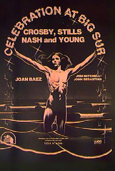 Celebration at Big Sur Original 1975 French Half Grande Movie Poster
