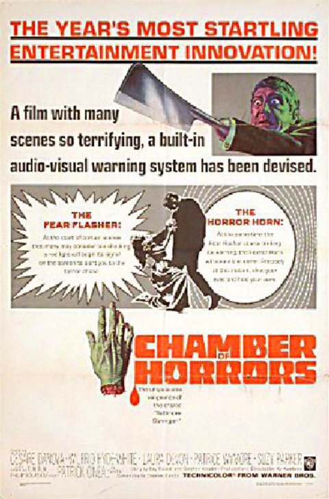 Chamber of Horrors Original 1966 U.S. One Sheet Movie Poster