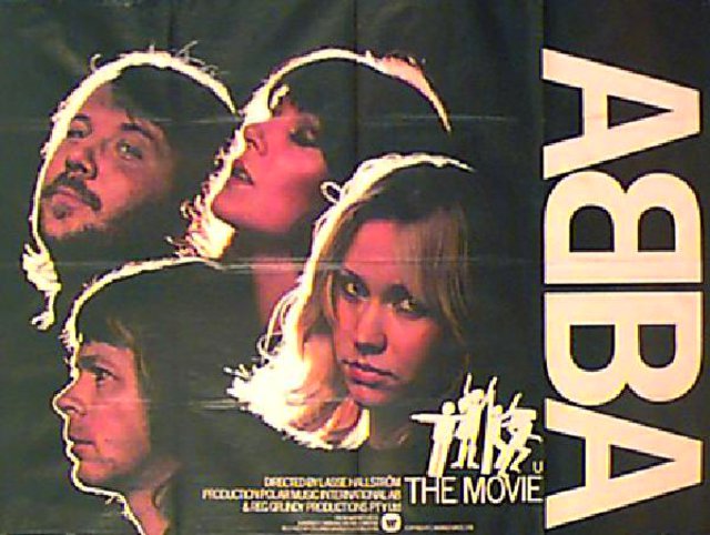 ABBA: The Movie Original 1977 British Quad Movie Poster