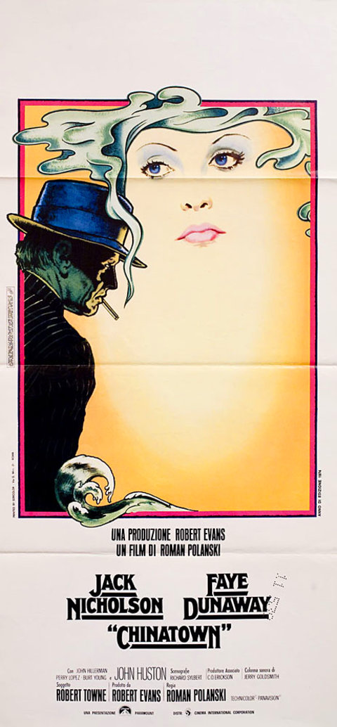 Chinatown Original 1974 Italian Locandina Movie Poster