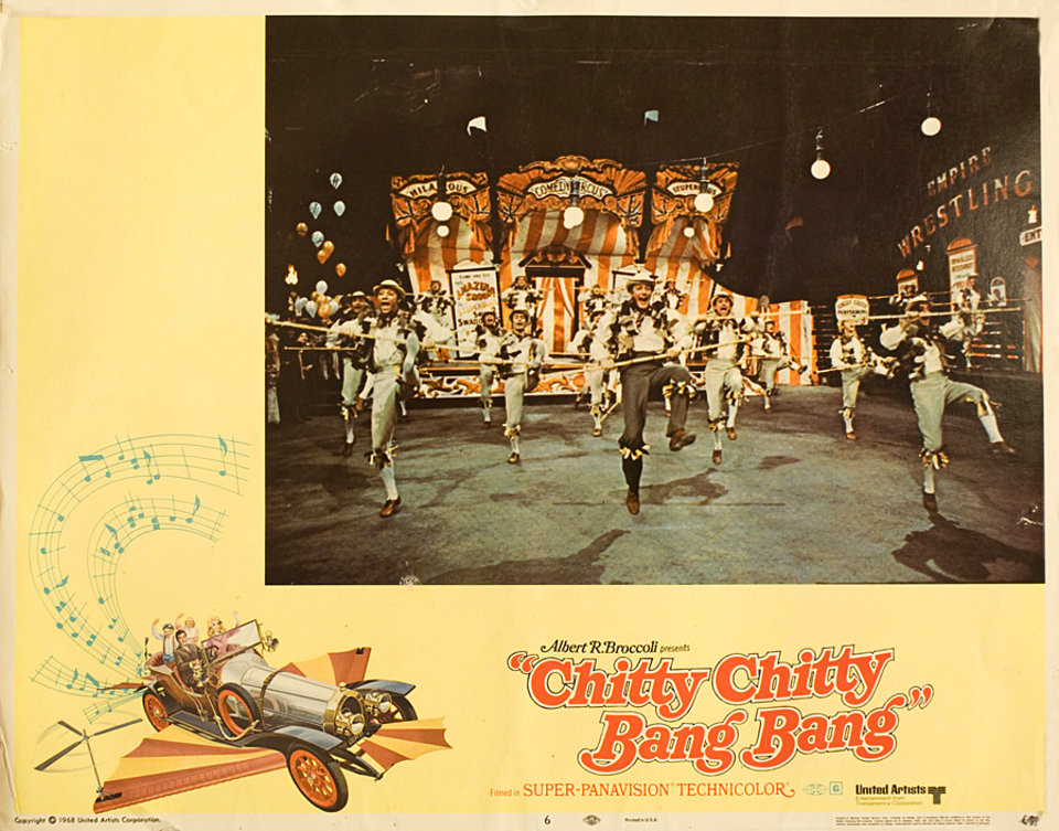 Chitty Chitty Bang Bang Original 1969 U.S. Scene Card