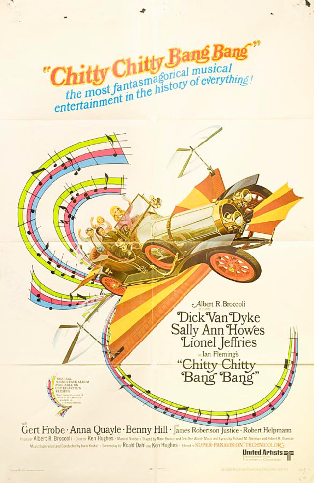 Chitty Chitty Bang Bang Original 1969 U.S. One Sheet Movie Poster