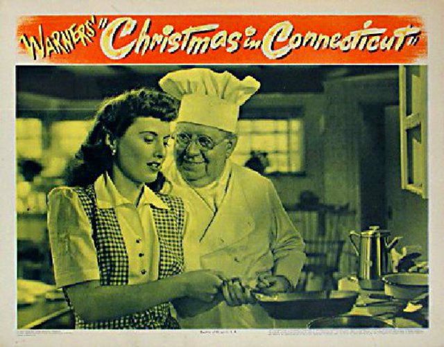 Christmas in Connecticut Original 1945 U.S. Scene Card