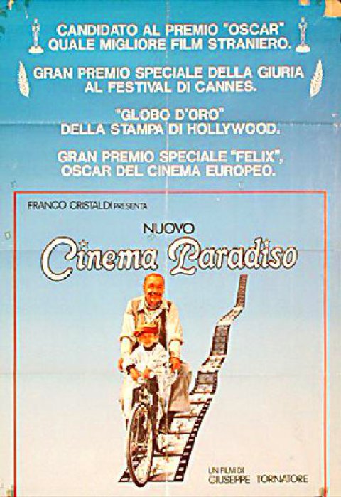 Cinema Paradiso Original 1988 Italian Due Foglio Movie Poster