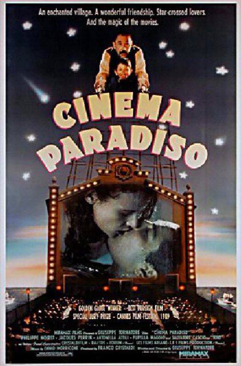 Cinema Paradiso Original R1990 U.S. One Sheet Movie Poster