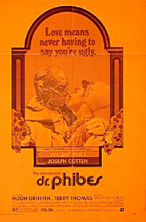 The Abominable Dr. Phibes Original 1971 U.S. One Sheet Movie Poster