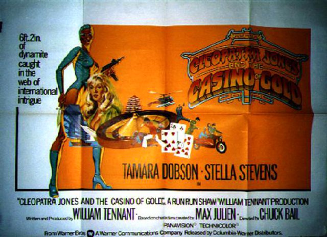 Cleopatra Jones and the Casino of Gold Original 1975 British Quad Movie Poster