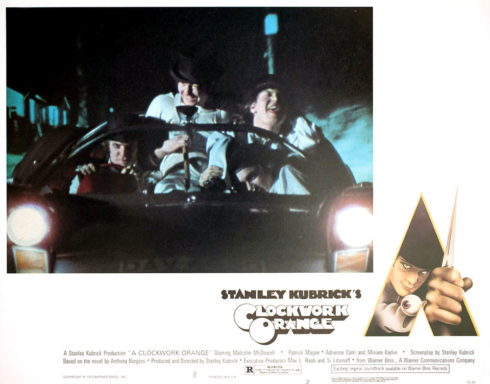 A Clockwork Orange Original 1972 U.S. Scene Card