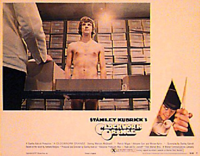 A Clockwork Orange Original 1972 British Scene Card