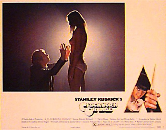 A Clockwork Orange Original 1972 British Scene Card