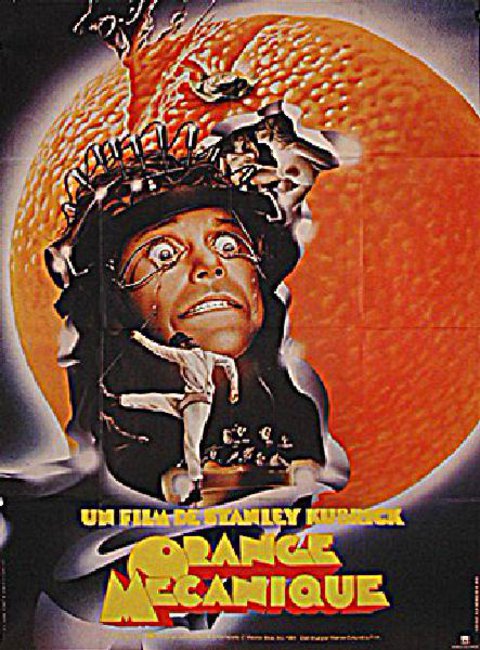 A Clockwork Orange Original R1982 French Grande Movie Poster