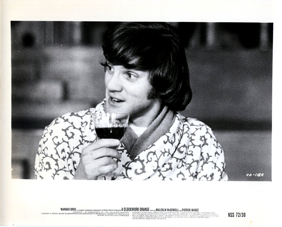 A Clockwork Orange Original 1972 U.S. Silver Gelatin Single-Weight Photo